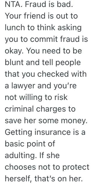 Screenshot 2025 07 15 at 9.31.02 AM Her Friend Asked Her To Make An Insurance Claim About A Fire She Caused, But She Wont Do It